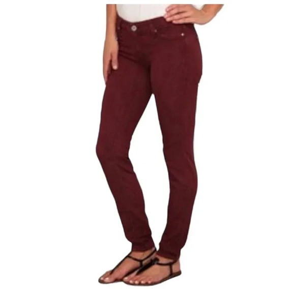Fox Denim - Fox Racing Women’s Ripper Jeggings  Burgundy Size 11/31 New $79.50